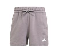 adidas Femme Essentials Small Logo Feel Cozy Shorts, Grey strata/White, M
