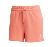 Adidas Femme Essentials Small Logo Feel Cozy Shorts, Semi Turbo/White, XS