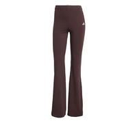 adidas Femme ESSENTIALS SMALL LOGO FLARED LEGGINGS, shadow brown/white, M