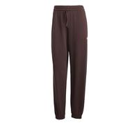 adidas Femme Essentials Small Logo French Terry Cuffed Pants, Shadow Brown/White, S