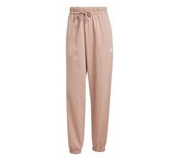 adidas Femme Essentials Small Logo French Terry Cuffed Pants, Warm Clay/White, M
