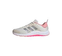 adidas Femme Everyset Trainer Shoes Chaussures de Sport et d'entraînement, Chalk White/Iron Metallic/Lucid Pink, 39 1/3 EU