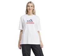 adidas Femme Flower Pack Badge of Sport Tee, Non-Dyed, M