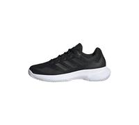 adidas Femme Gamecourt 2.0 Tennis Shoes, Core Black / Core Black / Silver, 37 1/3 EU