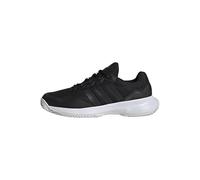 adidas Femme GAMECOURT 2 Tennis Shoes, Core Black/Core Black/FTWR White, 38 2/3 EU