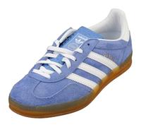 ADIDAS Femme Gazelle Indoor W Sneaker, Blue Fusion/FTWR White/Gold met, 40 EU
