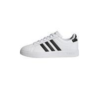 adidas Femme Grand Court Cloudfoam Lifestyle Court Comfort Shoes, Cloud White/Core Black/Core Black, 37 1/3 EU