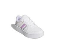 adidas Femme Hoops 3.0 Bold Shoes Chaussures, Cloud White/preloved Purple/Almost Pink, 36 2/3 EU