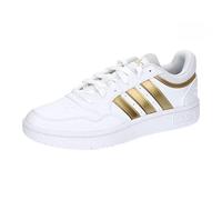 adidas Femme Hoops 3.0 Low Classic Basketball Shoes, Footwear White/Footwear White/MAGOLD, 41 1/3 EU