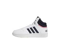 adidas Femme Hoops 3.0 Mid Classic Shoes, Cloud White/Legend Ink/Cloud White, 38 EU