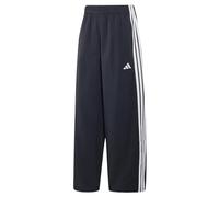 adidas Femme Iconic Woven Wide Leg Trackpants with Bunjees Pants, Black/White, M