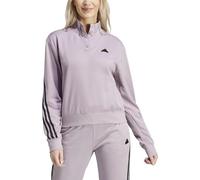 adidas Femme Iconic Wrapping 3-Stripes Snap Track Jacket, preloved Fig/Black, XL