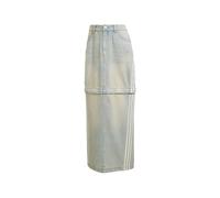 Adidas, Femme, Jupes, Bleu, Taille: 36 FR Jupe Denim Deux-En-Un Denim Clair