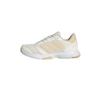 adidas Femme Ligra 8 Womens Indoor Shoes Chaussures de Sport, Off White/Crystal Sand/Cloud White, 38 2/3 EU