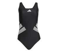 Adidas Maillot de bain 3 Bar Logo C-Back Femme Noir/Blanc Taille 44