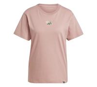 adidas Femme Lounge Mini Graphic T-Shirt, Warm Clay, L