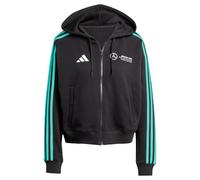 Adidas Femme Mercedes - AMG Petronas Formula One Team DNA Full Zip Hood Women, Black/White, XS