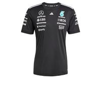 Adidas Mercedes Amg Petronas F1 Team Short Sleeve T-shirt Noir XS Femme