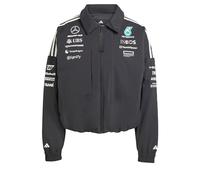adidas Femme MERCEDES - AMG PETRONAS FORMULA ONE TEAM TEAM JACKET WOMEN, Black/White, M