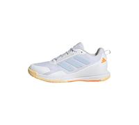 adidas Femme Novaflight 2 Indoor Shoes, FTWR White/Crystal Sky/Ice Tangerine, 40 EU