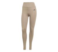 adidas Femme Optime Essentials Stash Pocket Full Length Leggings, chalky brown, M