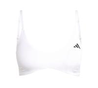 adidas Femme Optime Essentials Workout Light Support Adjustable Straps Bra, White, XL
