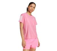 T-shirt adidas Own the Run Cooler manches courtes rose clair blanc femme - L