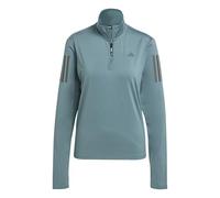 Adidas Femme Own The Run Half-Zip Jacket, Preloved Teal, XXS