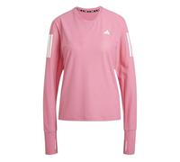 adidas Femme Own The Run Long Cuff Sleeve Tee, Pink Fusion, XS