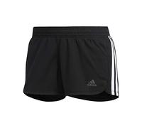adidas Femme Pacer Training 3-Stripes Woven High-Rise Shorts, Black/White, XXS 3 inch