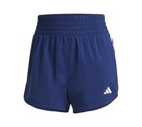 adidas Femme Pacer Training 3-Stripes Woven High-Rise Shorts, Dark Blue/White, XS 3 inch
