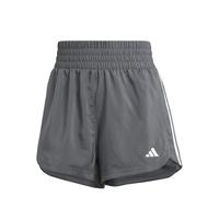 adidas Femme Pacer Training 3-Stripes Woven High-Rise Shorts, GRESIX/White, XS 3 inch