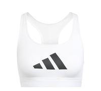 Adidas Brassière de sport Powerreact Big Logo Graphic Blanc XS Femme