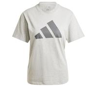 Adidas Femme PWR 3 Graphic Tee, Medium Grey Heather, L