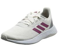 adidas Femme QT Racer Sport, Chalk White/Cherry Metallic/Silver Metallic, 40 EU