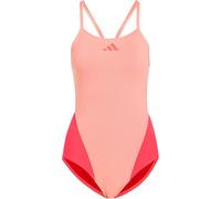 adidas Femme Ripstream Team Thin Straps C-Back Swimsuit Swimwear, Frozen Turbo/Solar Turbo, 34