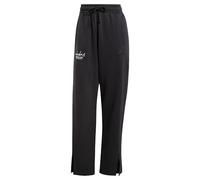 adidas Femme Signature Graphic Embroidery Fleece Straight Leg Pant, Black, S