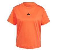 adidas Femme Signature Graphic Print T-Shirt, Bright Red, S