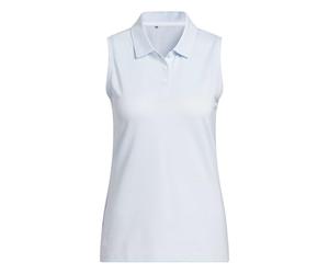 Adidas -Femme-Solid Ottoman Polo sans Manches M-Crystal Sky