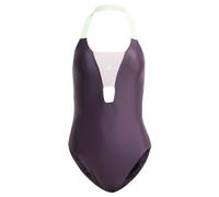 adidas Femme Sportswear Colorblock Swimsuit, Aurora Black/Preloved Fig, 44