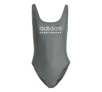 adidas Femme Sportswear U-Back Swimsuit, Legend Ivy/Silver Green Mel, 38