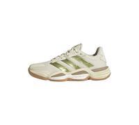 adidas Femme Stabil 16 Indoor Shoes Chaussures de Sport, Off White/Gold met./Crystal Sand, 41 1/3 EU