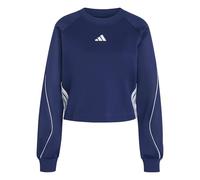 Adidas Stadium 3 Stripes Crewneck Sweatshirt Bleu XS Femme