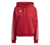 adidas Femme Sweat-Shirt À Manches Longues Tiro 23 Competition Cotton Sweat À Capuche, Team Power Red 2, IC4615, M