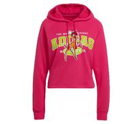 Adidas Femme Sweatshirt Disney Bambi Hoodie Court Crop Sweater HD2758 Rose 34 XS