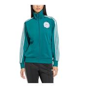 Adidas, Femme, Sweatshirts et sweats à capuche, Vert, Taille: 36 FR Lace Branding Firebird Track Top
