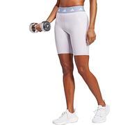 adidas Femme Techfit Bike Short Leggings, Silver Dawn / Silver Violet, M