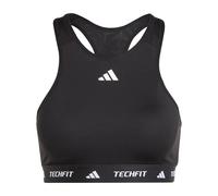 adidas Femme Techfit Medium Support High Neck Bra, Black, XXS C-D