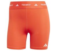 adidas Femme Techfit Short Leggings Tights, Bright Red, XXS 4 inch