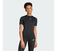 Adidas T-shirt d'entraînement manches courtes Techfit Noir 2XS Femme